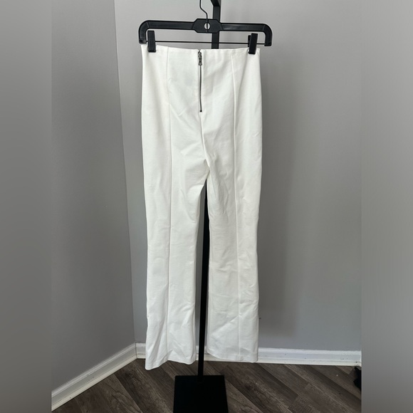 Alice + Olivia Emiko High-Waisted Slit-Cuff Pants - Picture 7 of 8